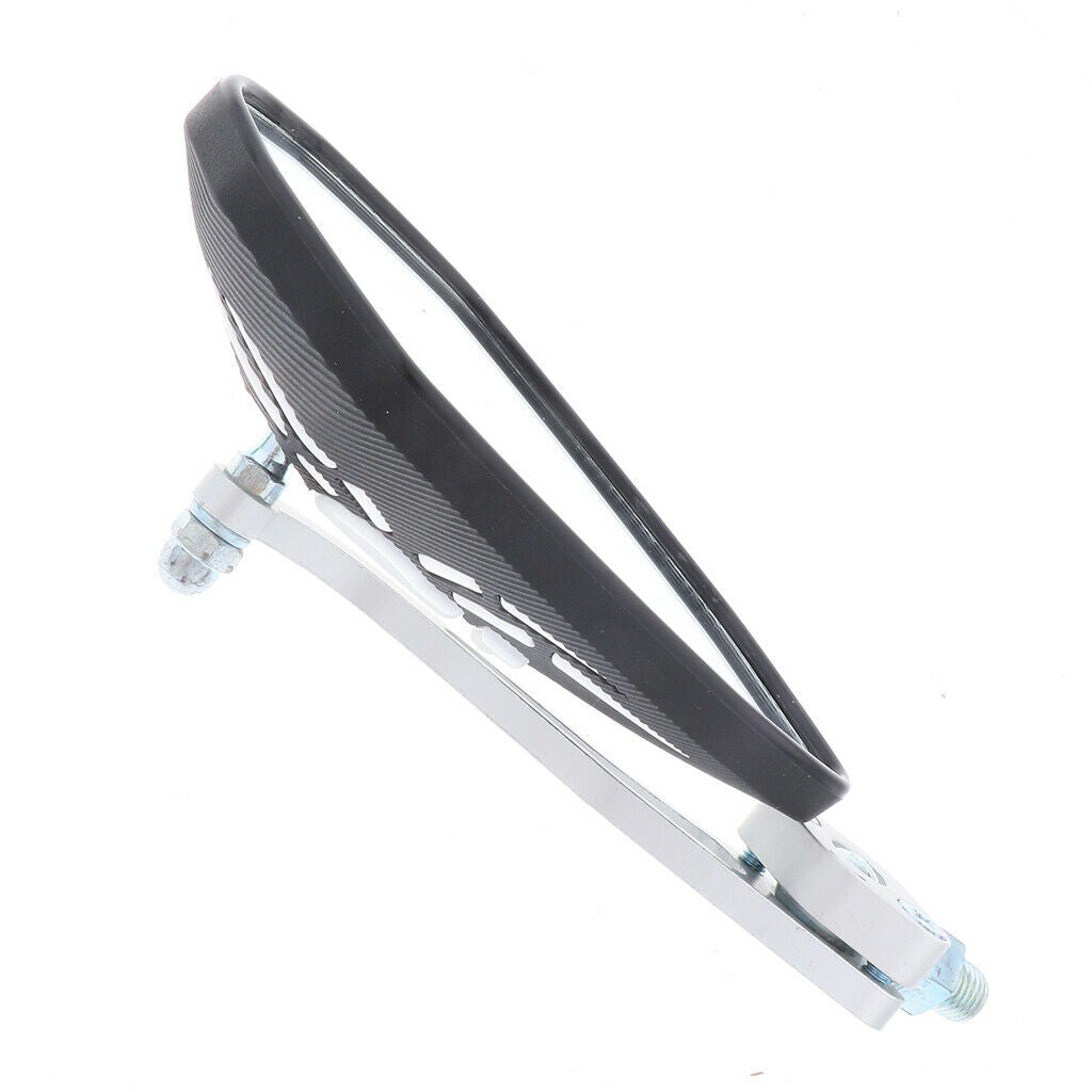 2pcs Universal 7/8" Motorcycle Handlebar Rear View Mirror Bike Mirror White