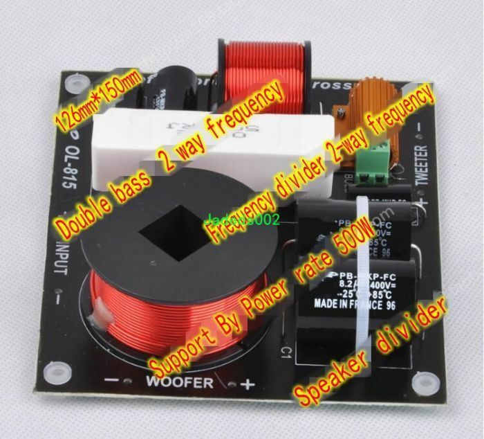 1pcs Professional stage audio crossover Filter 2-way Speaker divider Splitter