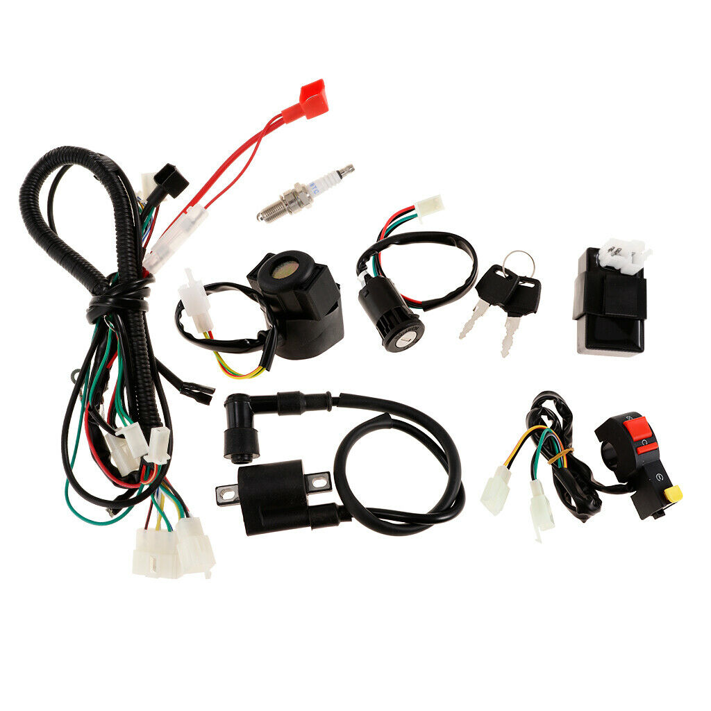 Motorcycle Motorcross Wiring Harness CDI Relay Kit For