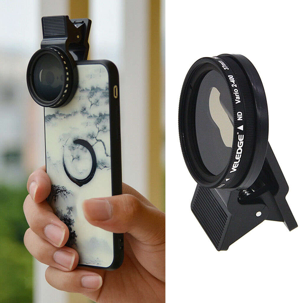 Professional Cell Phone 37mm Clip on ND 2 400 Cell Phone Camera Lens Filters