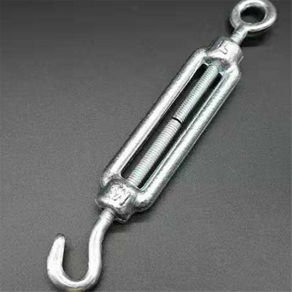 Stainless Steel Hook Eye Turnbuckle Wire Rope Tension Turnbuckle 10mm/0.39''