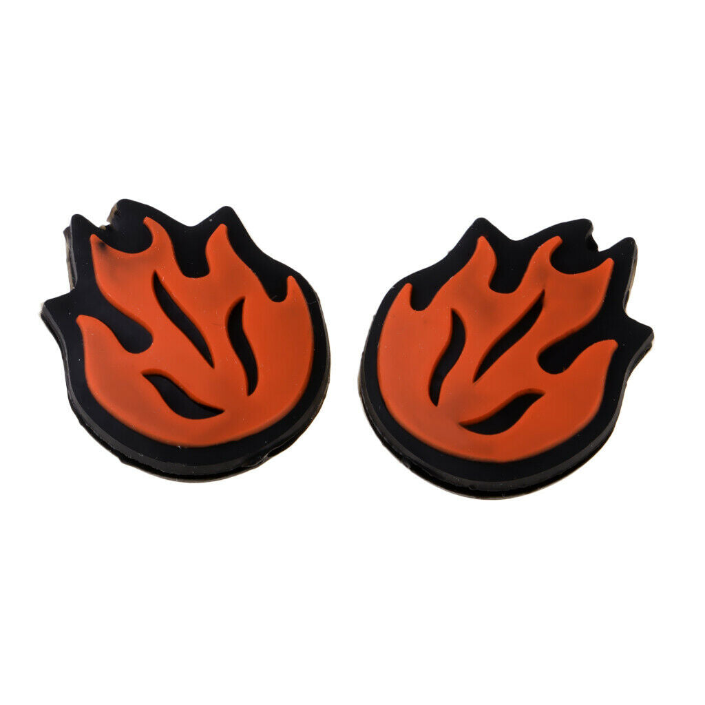 4 Pairs of Customized And Practical Flame Shock Absorber for Tennis Wrist And