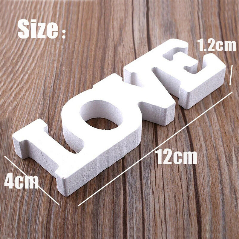 Woody Letters Romantic English Alphabet "LOVE" Home Decoration Accessori.l8