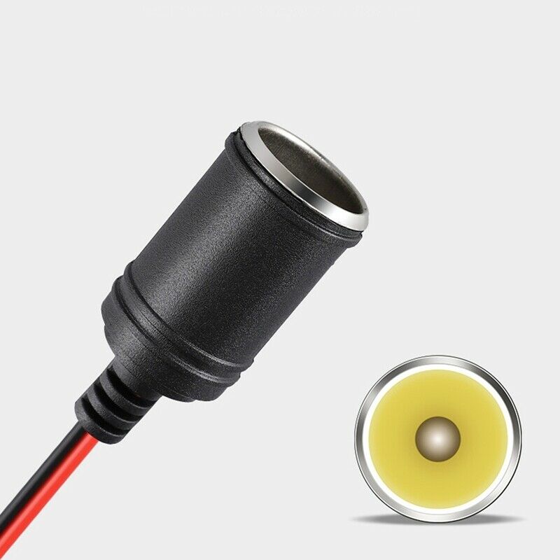 12V 24V 15A Heavy Duty Car Lighter Socket Male Female Extension Cord Power SupA4