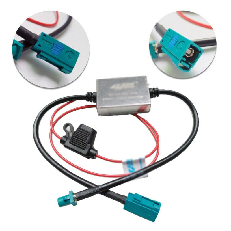 5th ANT-208 FAKRA Car 12V FM&AM Radio Inline Antenna Signal  Amplifier Booster