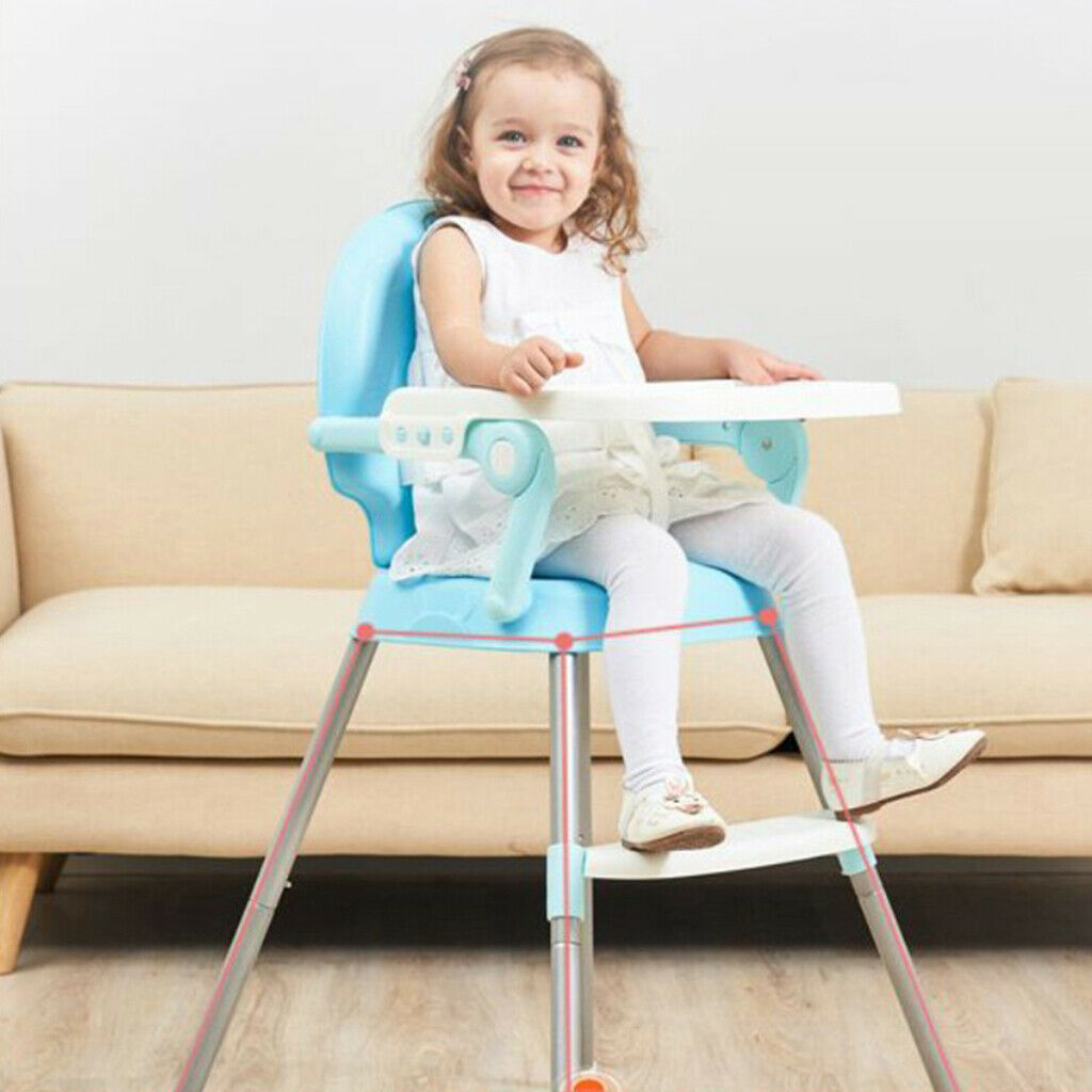Baby Feeding High Chair Table Seat Booster Foldable Children Infant Pink