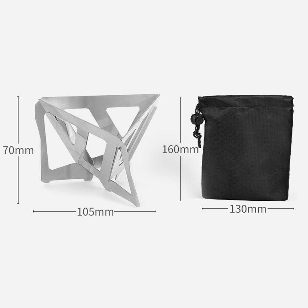 Foldable Coffee Drip Rack Hiking Coffee Dripper Filter Support Stand Bracket