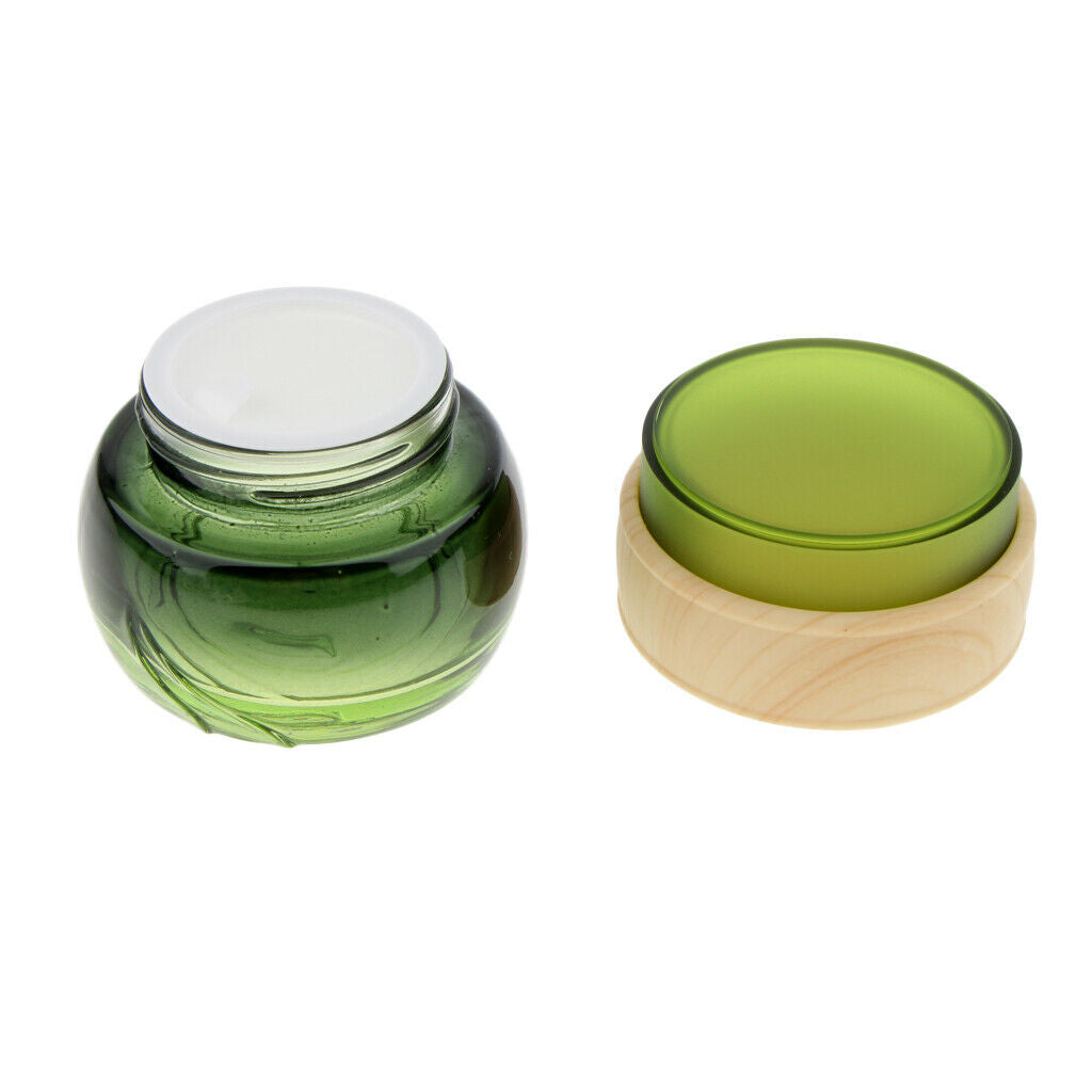 2pcs Empty Pump Glass Bottles Household Cosmetic Lotion Bottles Pot New