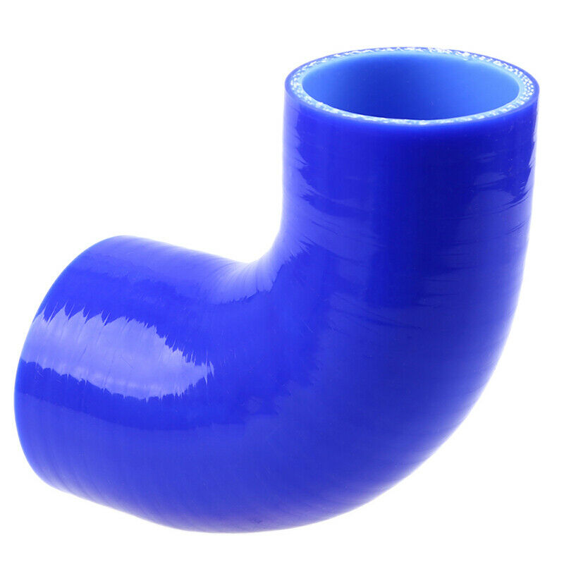 90 Degree 0.2" Elbow Silicone Hose 90 Degree 51-63mm Reducer COUPLER Blue