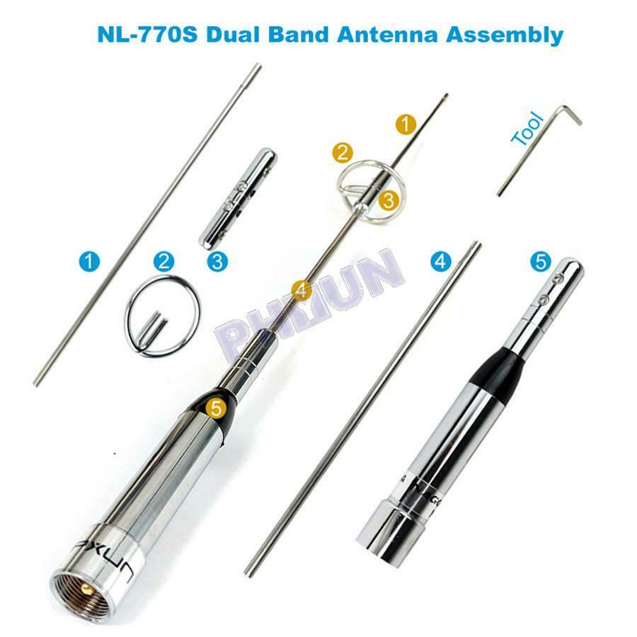 Car Dual Band Antenna Kit For Radio KG-UV950P FT-7800R TK7150 VX2100 TH-9000