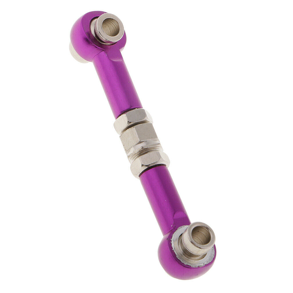 2pc For HSP 94122 94123 1/10 RC Car Steering Link Rod Arm M3 Thread 38-48mm