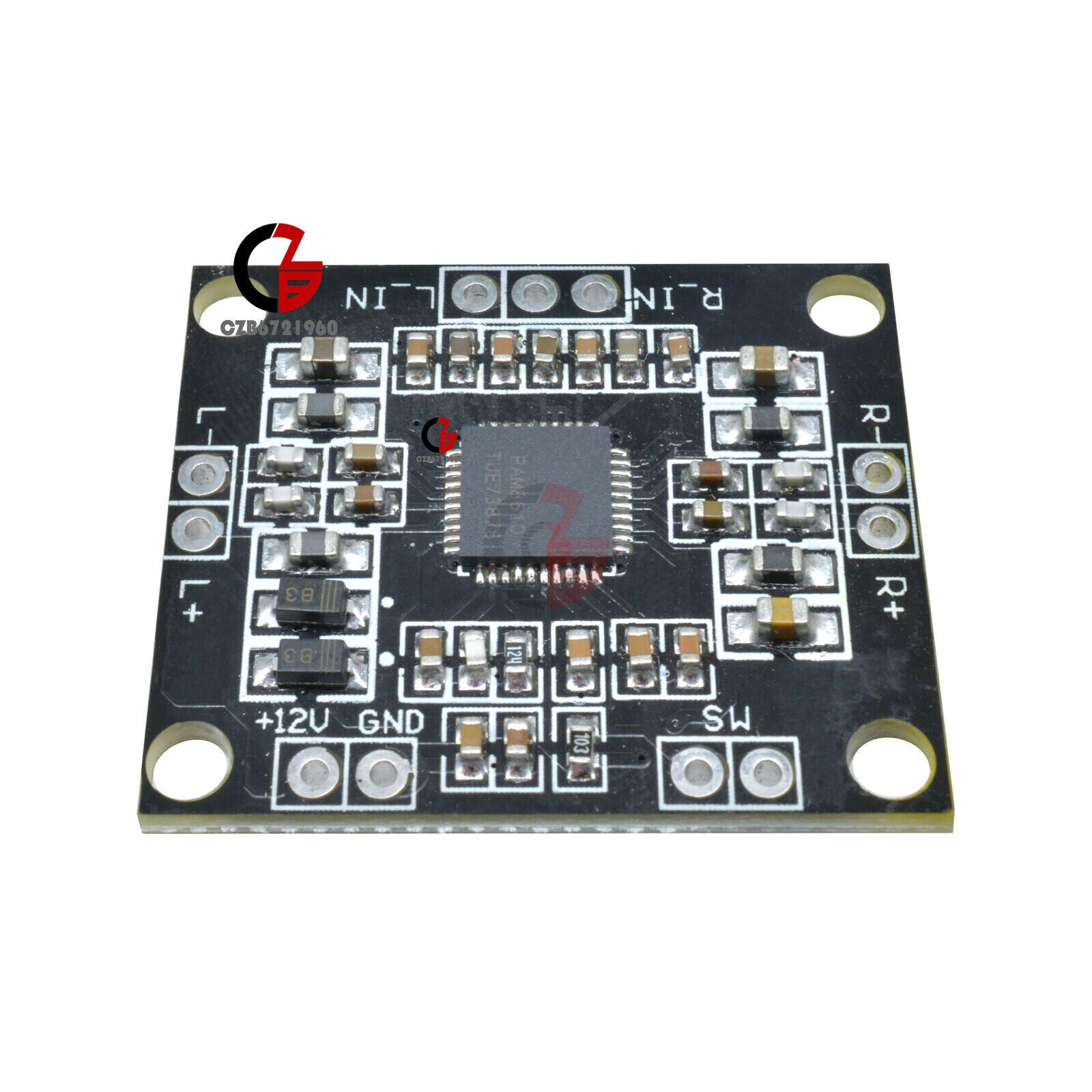 5PCS Digital PAM8610 2*15W Dual channel Stereo Class Amplifier Board 12V