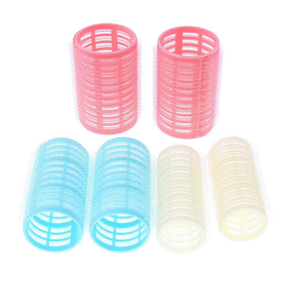 6 Piece Salon Hair Rollers Curlers Hairdressing Tool for Hairstyle DIY L/M/S