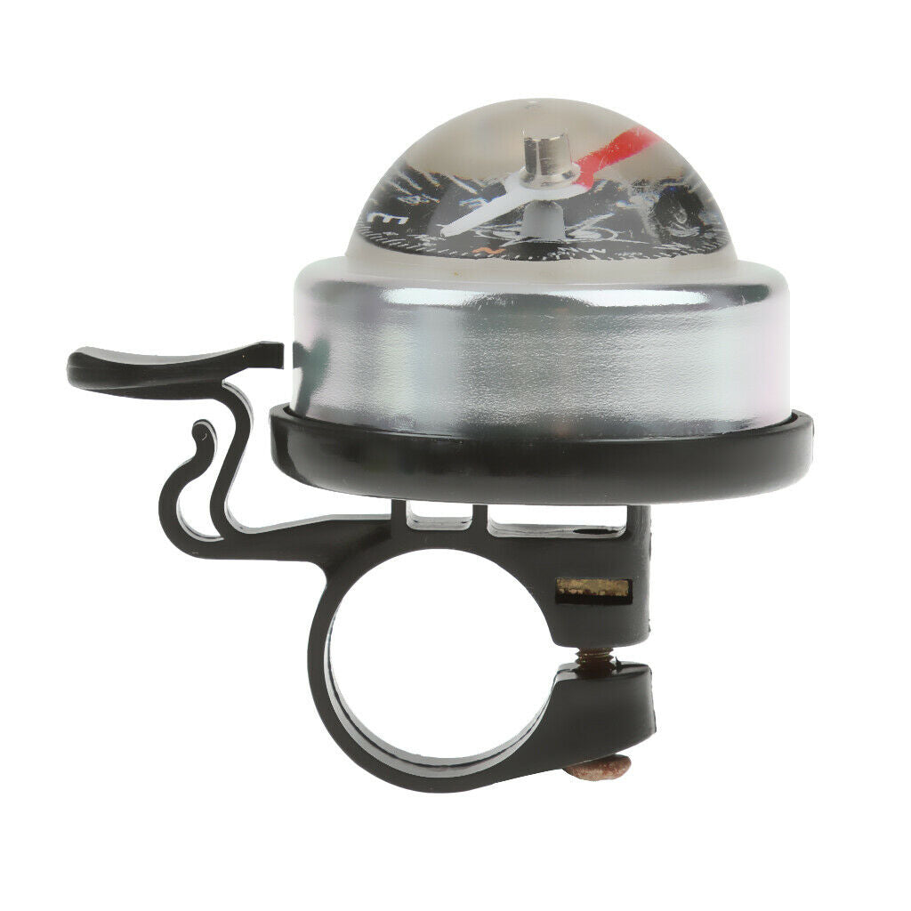Alloy Loud Bike Ring Bell Kids Bicycle Classic Clear Cycling Compass Safe