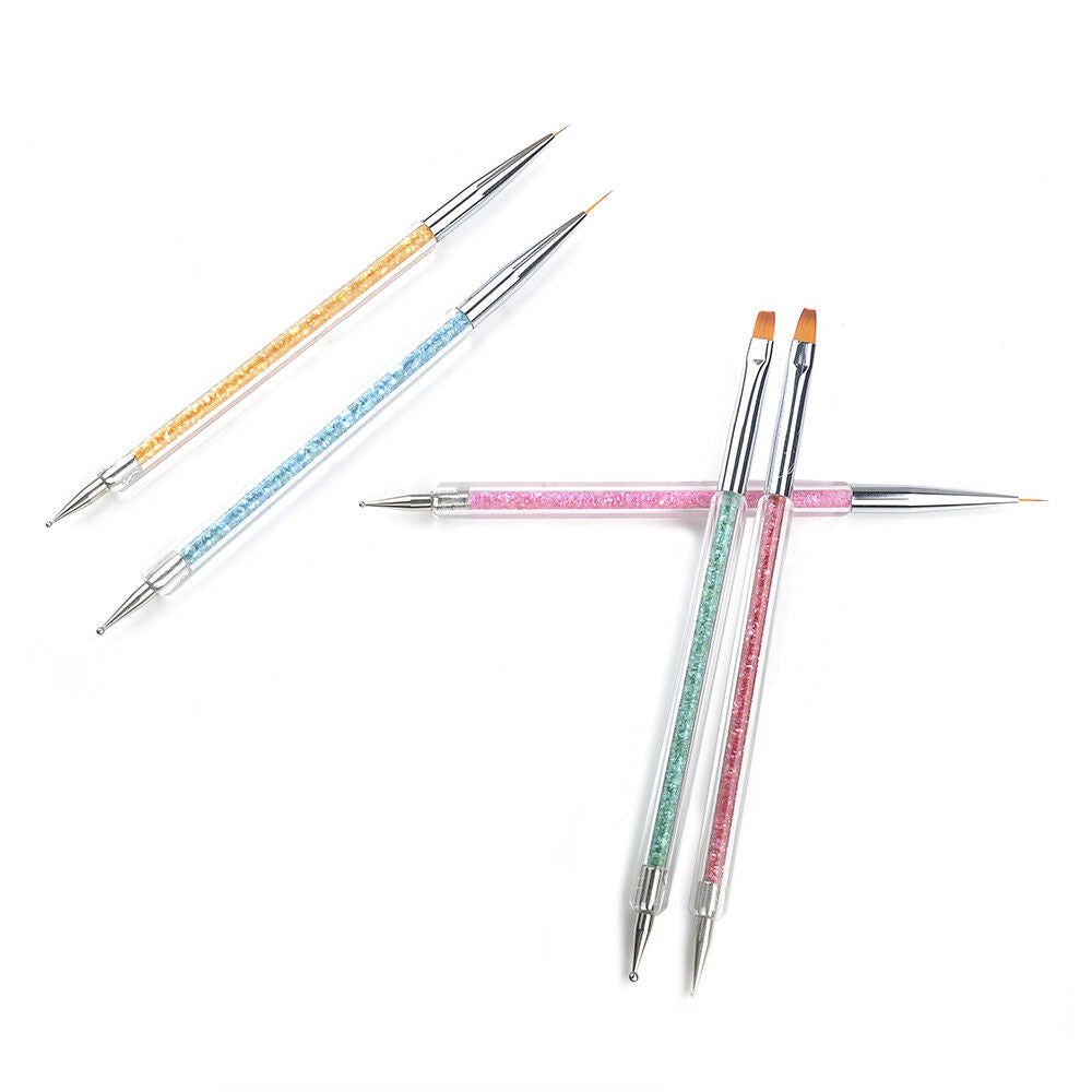 Wholesale Nail Art UV Gel Liner Drawing Brush Painting Acrylic Pen Tool Supply ~