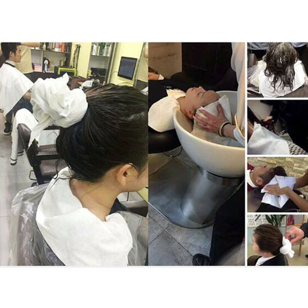 100Pcs Hairdressing Disposable Towels 70x30cm Toilet Bathroom Salon White
