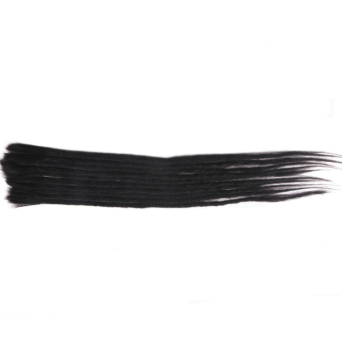 5pcs Natural Black Handmade Dreadlocks Human Hair Dreads Hippie Locks Extensions