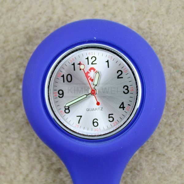 Mod Blue Case Pocket Fob Style Pin Watch for Nurses New