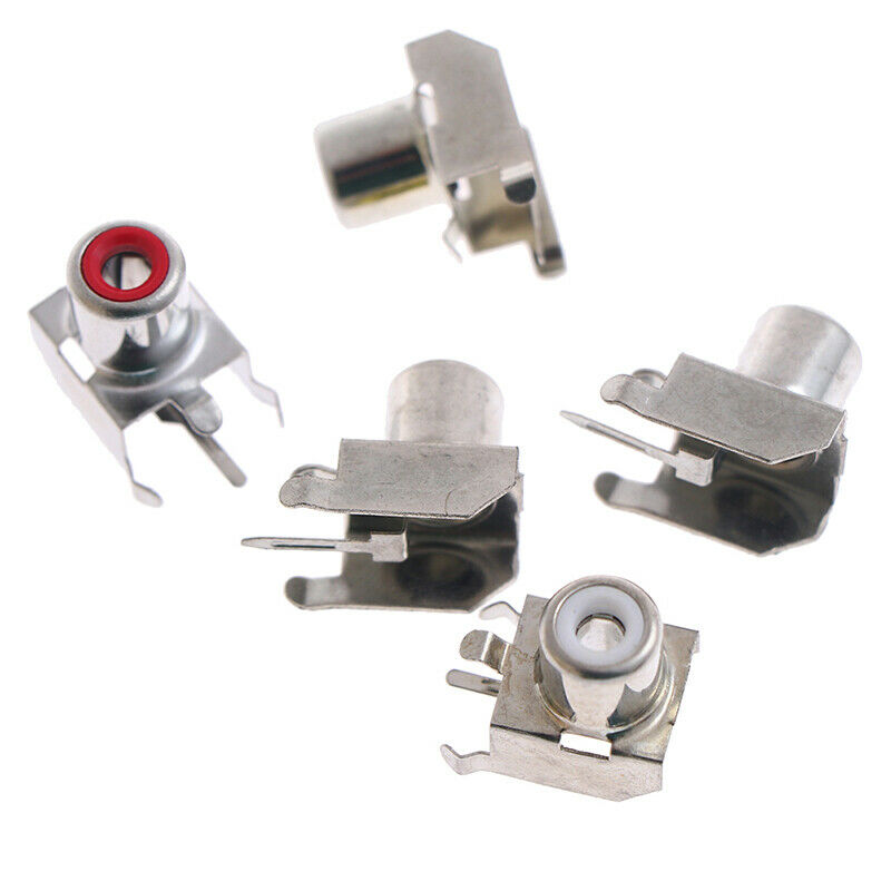 5pcs AV1-8.4-3B AV Pin Jack 3 Color RCA Female Audio Video AV Socket Connec Rf