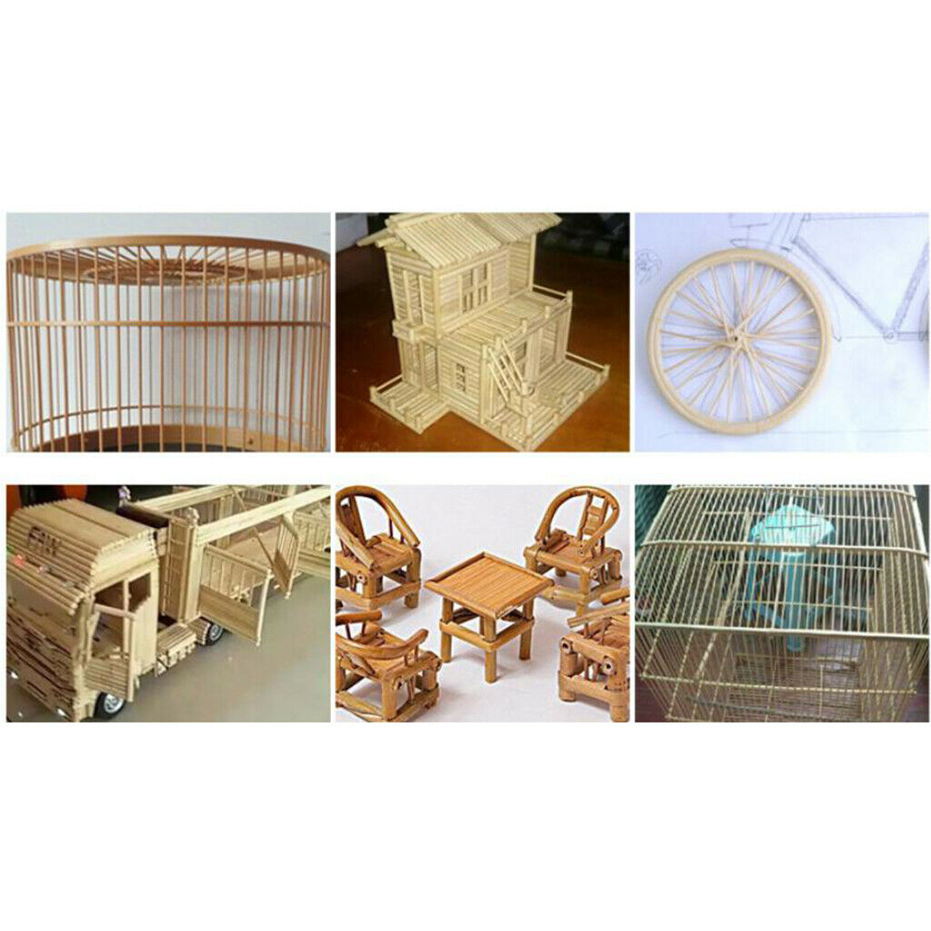 100 Pcs Round Natural Balsa Wood Sticks Dowel Rod for