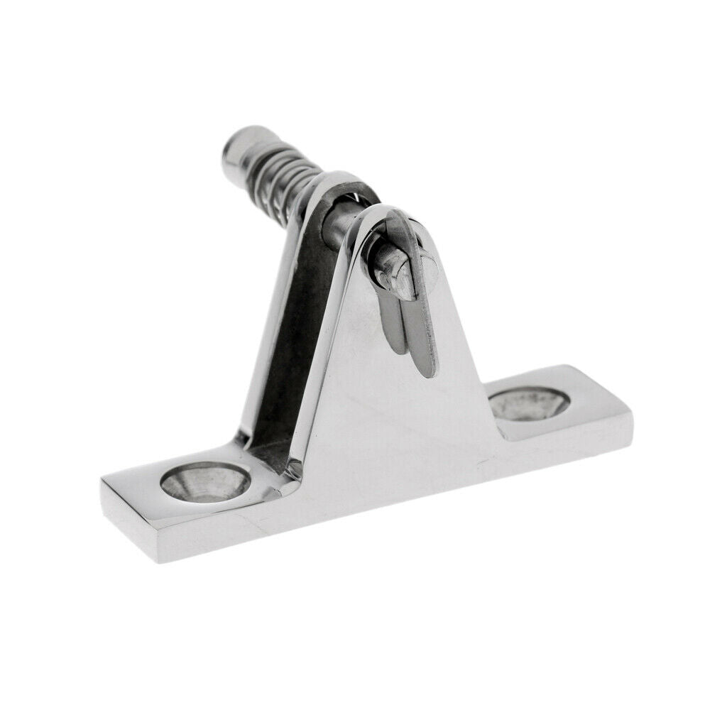 2x Marine Boat Bimini Canopy / Cover Fitting Deck Hinge 316 Stainless Steel