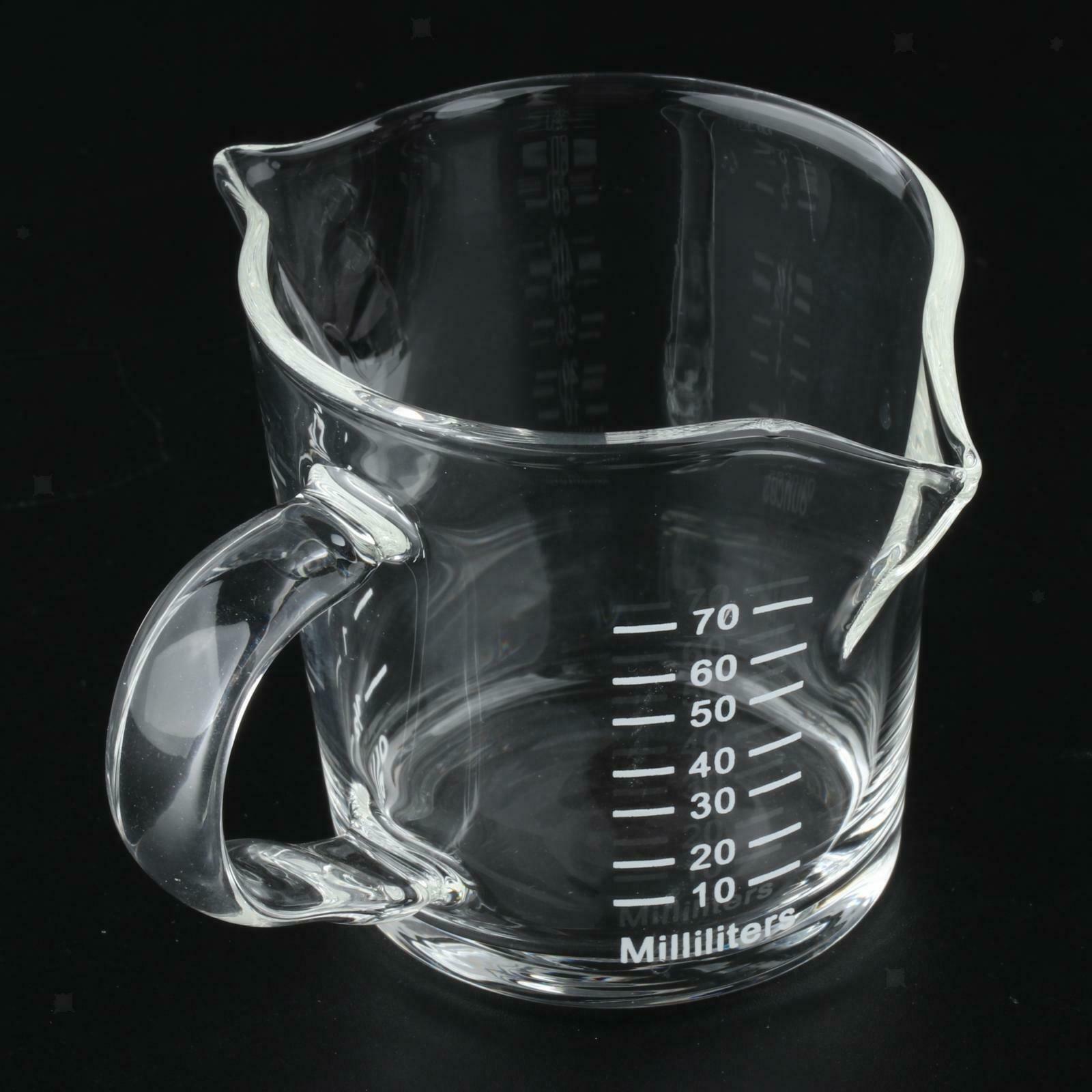 Multifunctional Coffee Glass Measuring Cup Ounce Cup Drink Shaker Coffee 6x6cm