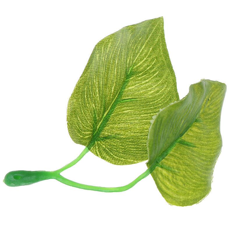 Aquarium Artificial Plant Leaf Hammock Fish Betta Fish Tank Spawning Rest L  Lt