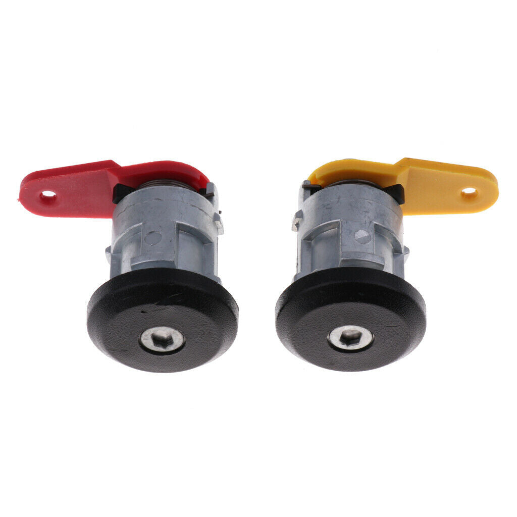Set of Car Ignition Switch Lock Cylinder + Door Lock for Ford Old Carnival