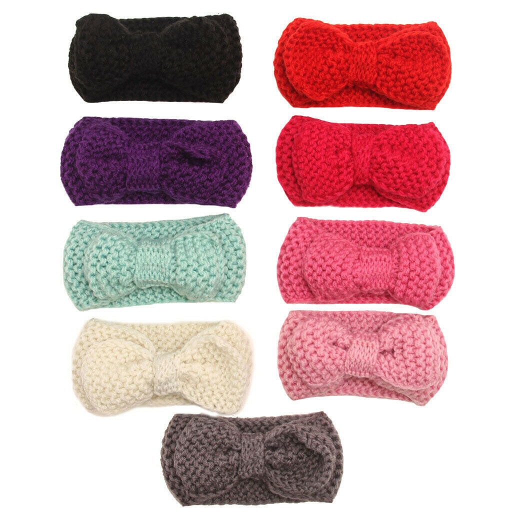 Infant Baby Girls Flower Hairbands Elastic Hook Headband
