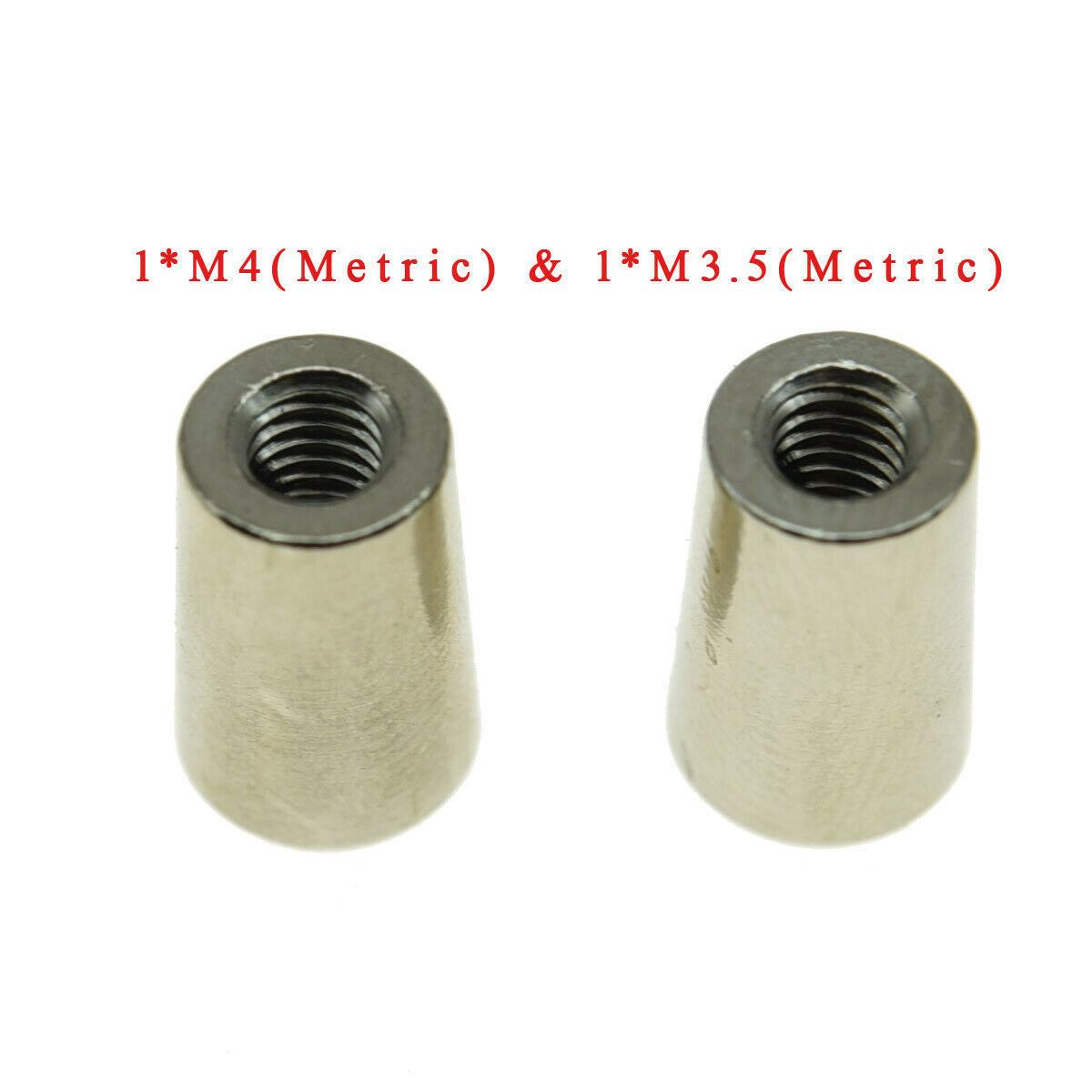 Metric M3.5&M4 Nickel Metal LP Toggle Switch Tip Pickup Switch Knob for Les Paul