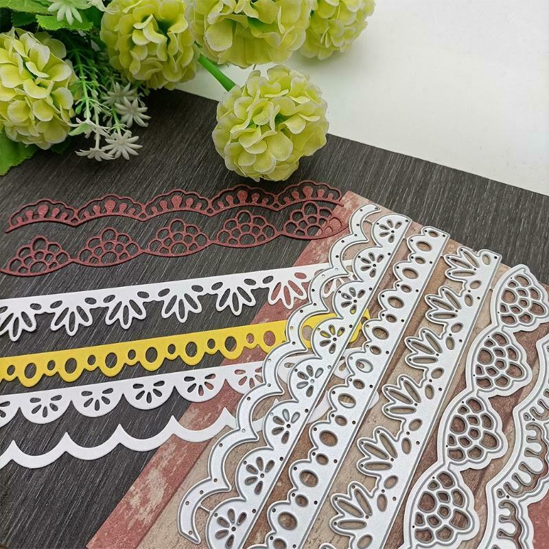 Lace Metal Cutting Dies Stencil DIY Scrapbooking Album Paper Card Template Mold