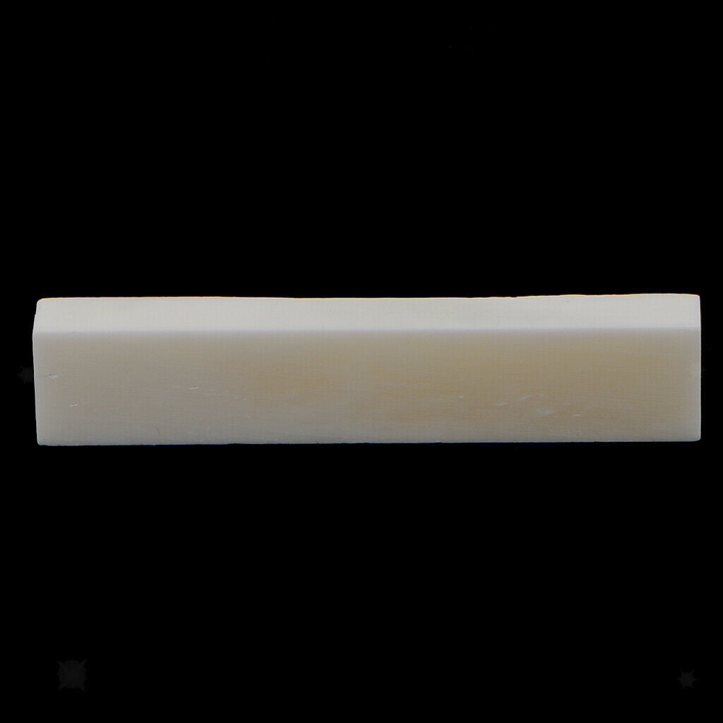 12x Quality 100% Dense 52mm Cattle Bone UNCUT BLANK NUT For Guitar Maker Beige