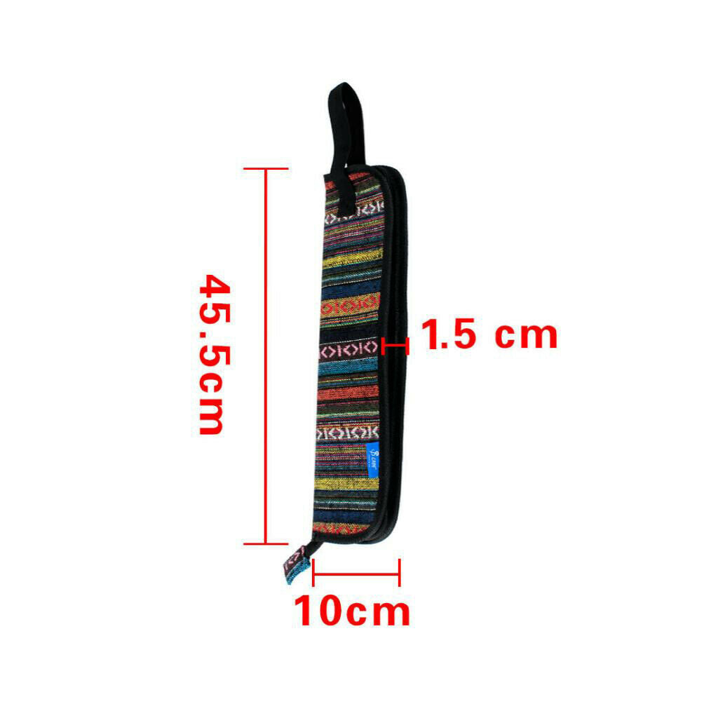 Porable Percussion Drum Mallet Bag Drumstick Bag Case for Drumstick Mallets
