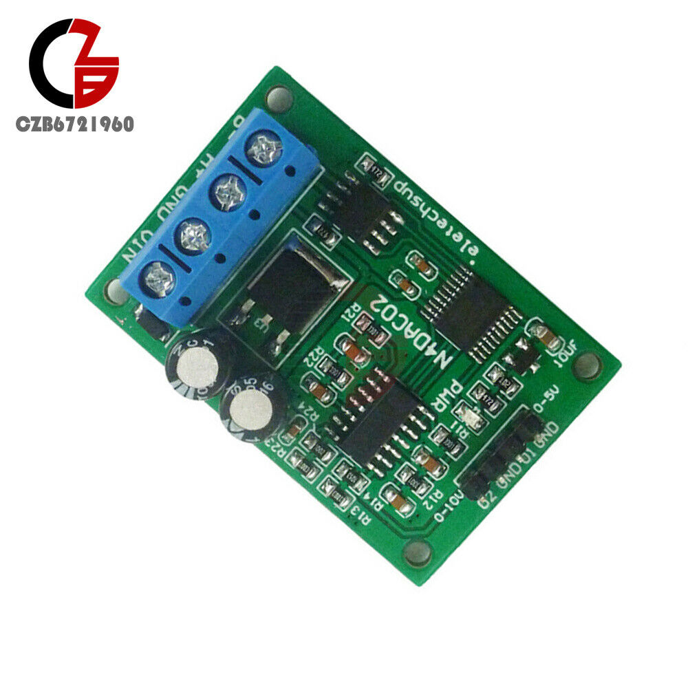 DC12-25V 2 Channel PWM DAC RS485 Voltage Analog Converter Module N4DAC02 MODBUS