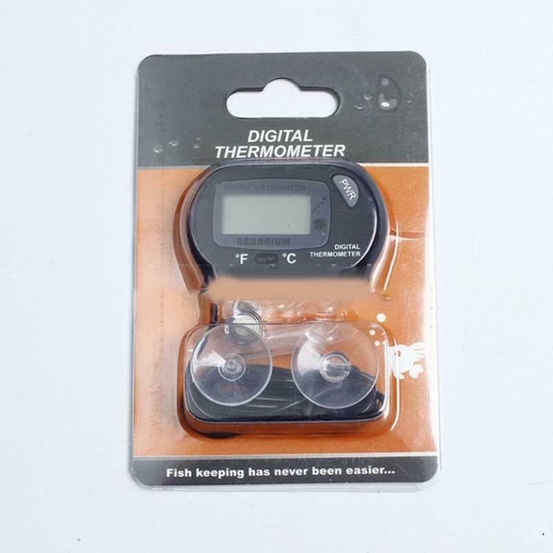 Digital Aquarium Thermometer with Suction Cup Fish Tank Water Terrarium Temp