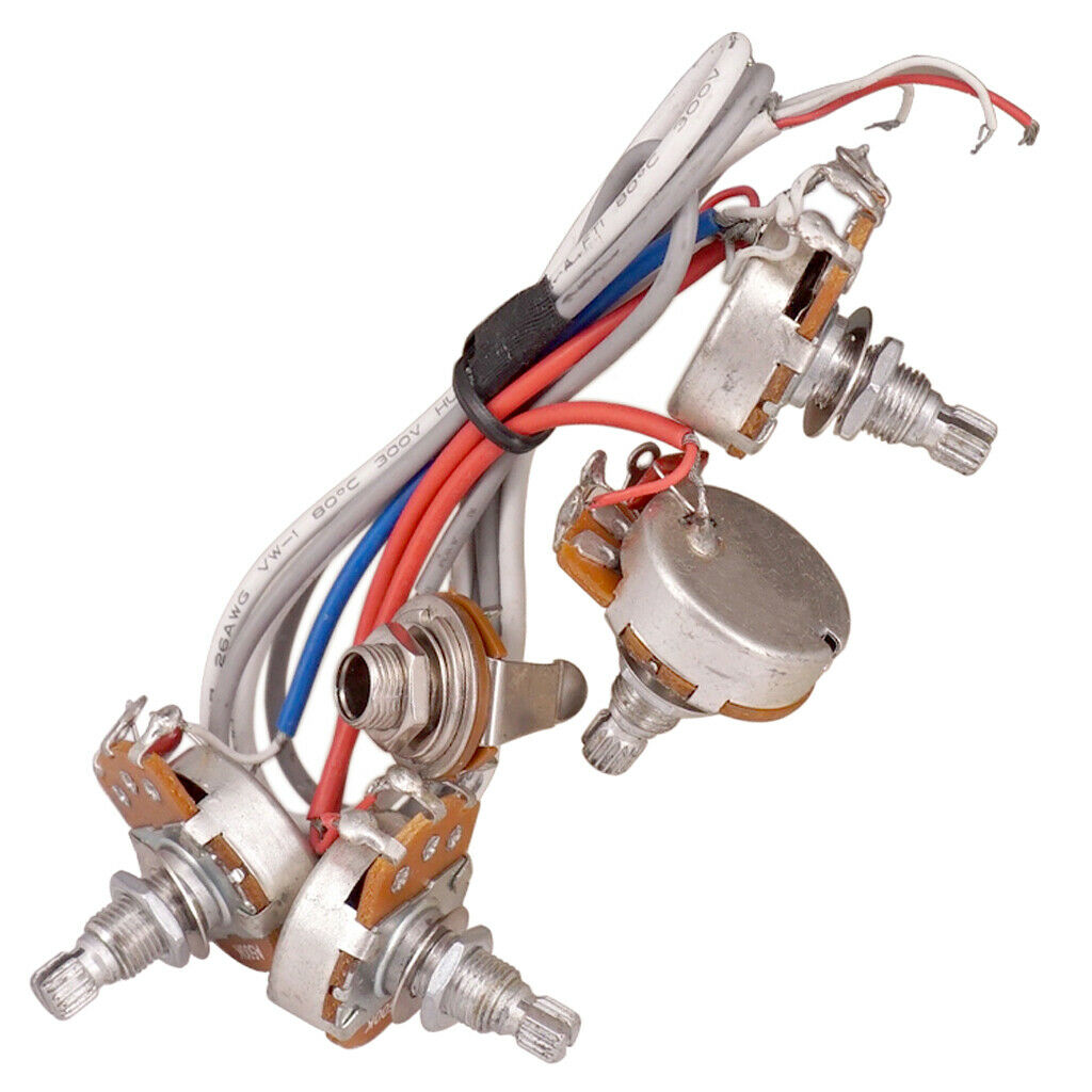 Guitar Circuit Wiring Kit   Volume Control A500k B500k Pots for