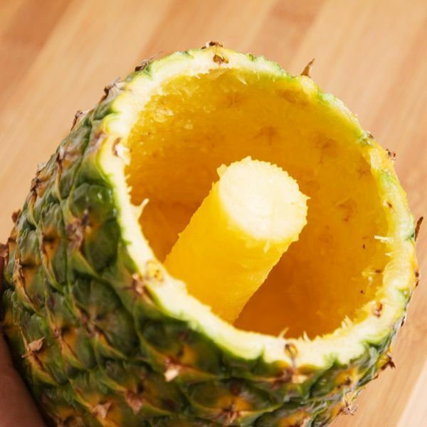 Cut IN Slice Your Pineapple IN Spiral - No Peeling Required Easily - New