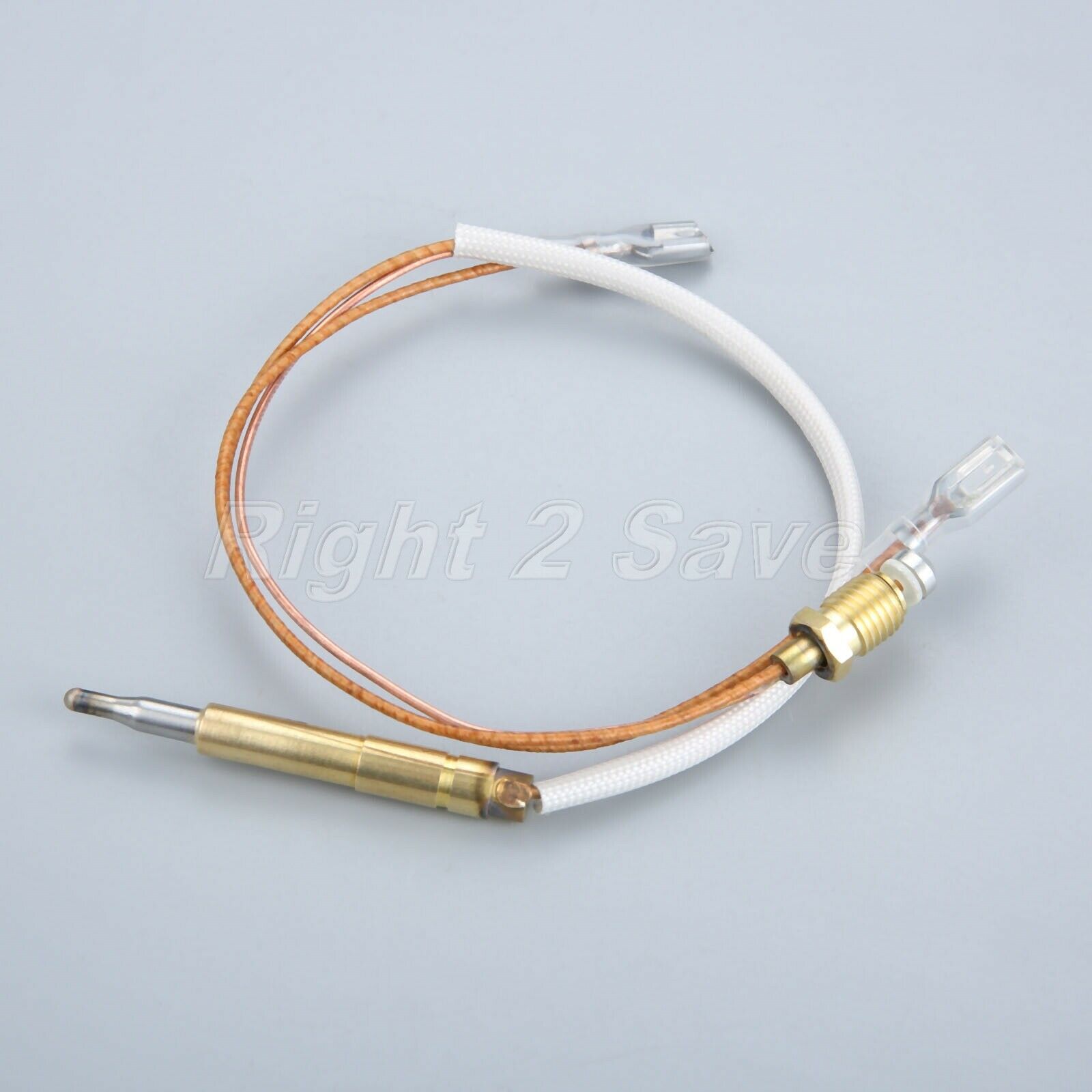 Groove Type Thermocouple 350mm With 4.8mm Flat Terminal Nuts Gas Patio Heater
