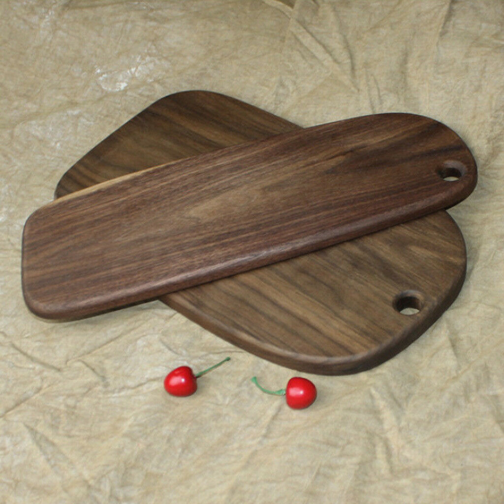 Walnut Wood Cutting Board with Handle Kitchens Chopping and Serving Tray #2