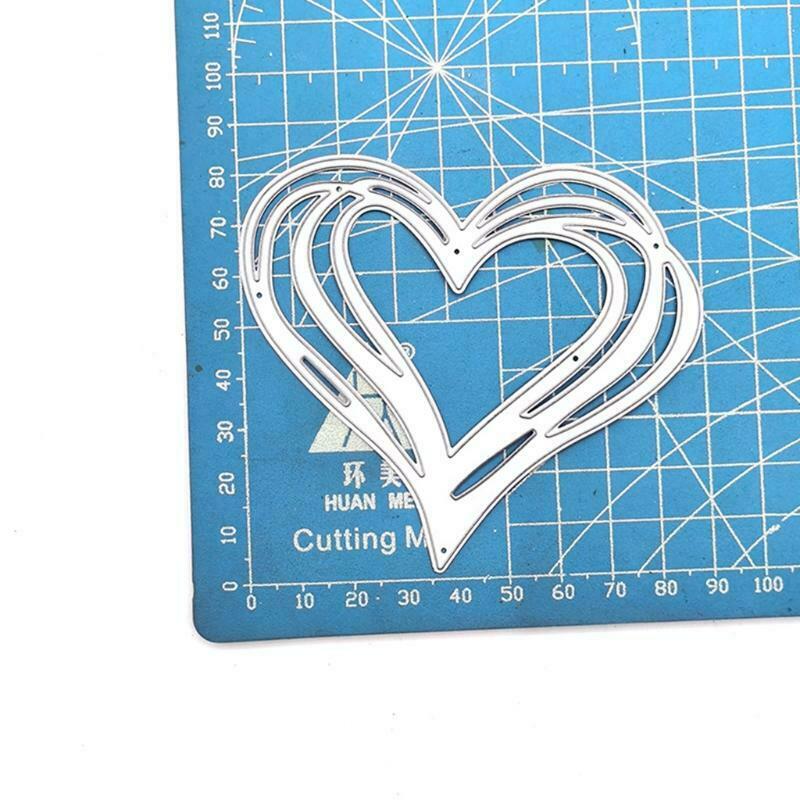 Heart Shape Metal Cutting Dies Stencil DIY Scrapbook Album Paper Card Template
