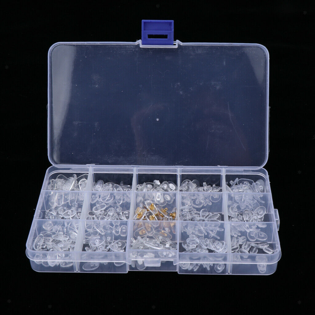 Eyeglass Nose Pads For Glasses, Eyeglasses, Sunglasses - 150 Pairs (Clear)
