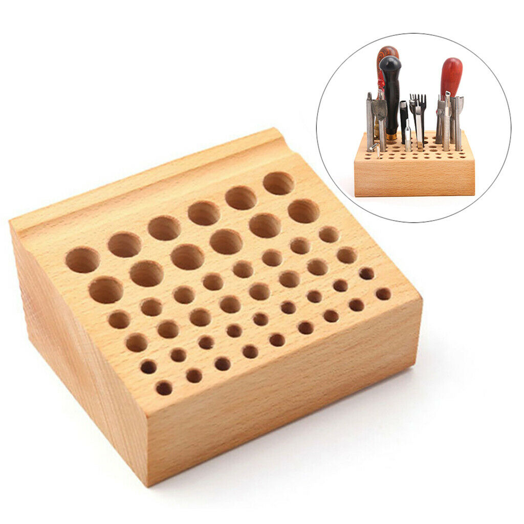 Wooden Storage Case Watch Repair Tool Organizer Pen Holder Desktop Storage Tray