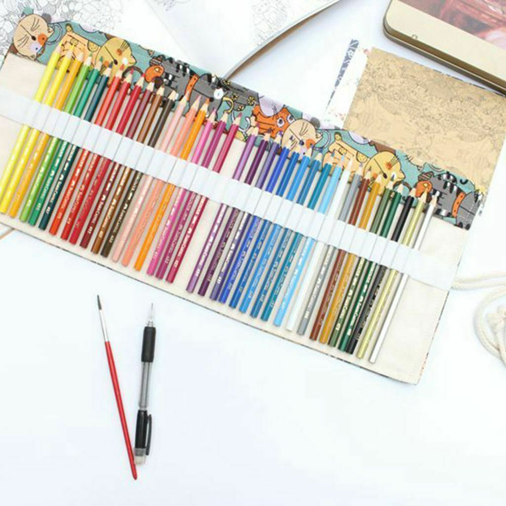 Cosmetic Hanging Makeup Bag Roll Up Travel Organizer Case Brushes Bag