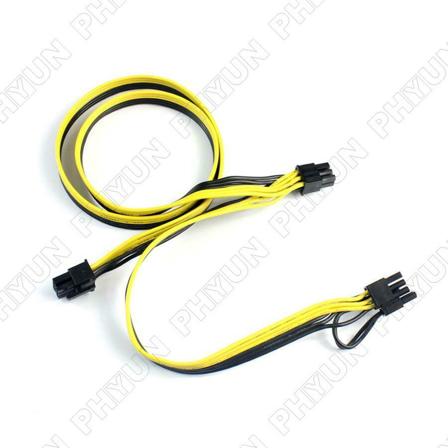 5Pcs Modular PSU Power Supply Cable PCI-e 6Pin to 8 Pin+6pin PCI Express Cable