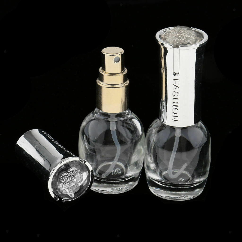 10 Pcs Refillable Empty Glass Spray Bottle For Essential Oil Perfume 10ml