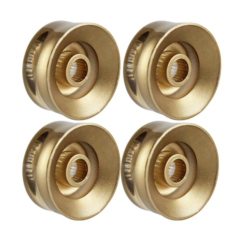 Guitar Speed Control Knobs with White Word for Electric Guitar Replacement, 4