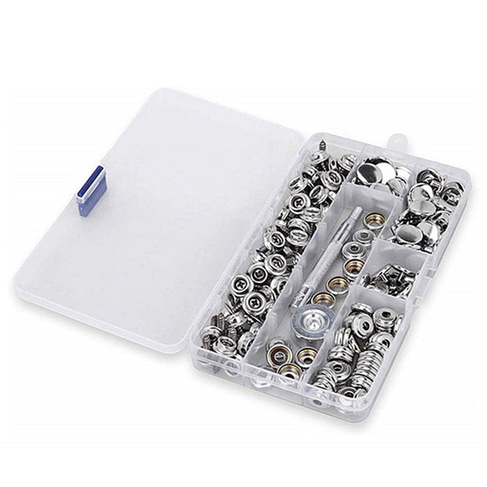 Stainless Steel Canvas Boat Cover Snap Press Stud Button Fastener Kit with Tools