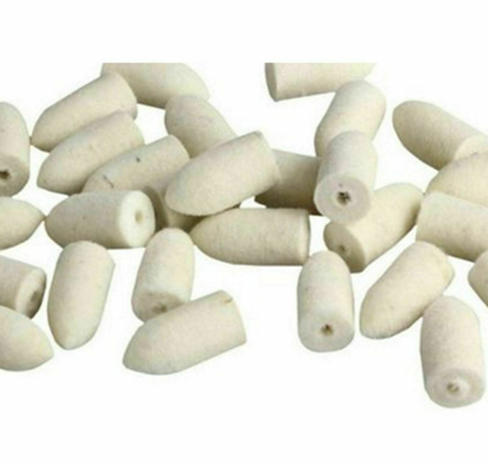 25pcs Dia 3/8" 9.5mm Hard Wool Felt Polishing Tip Jewelry