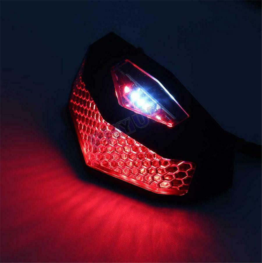 12V Motorcycle ATV LED Rear Tail Light Brake Stop Turn Signal Light Universal