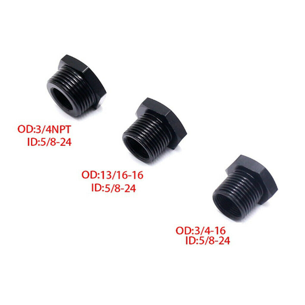 Auto Car Straight Threaded Oil Filter Connector Adapter 5/8-24 to 3/4-16/5